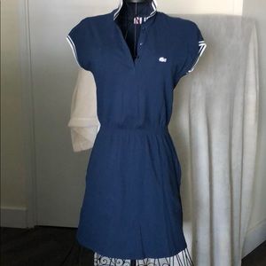 Lacoste Navy Blue Polo Dress